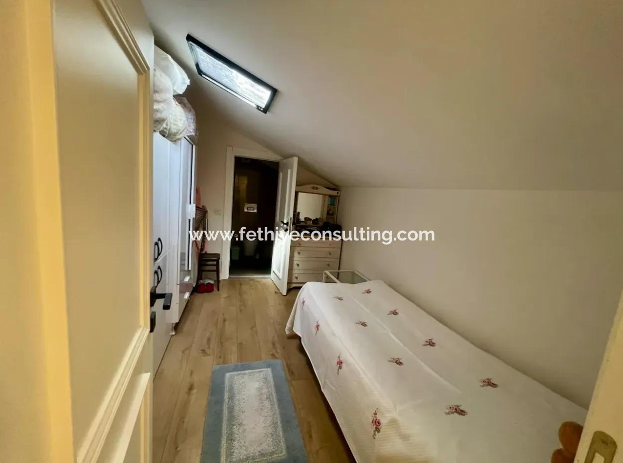 2 Zimmer, 1 Wohnzimmer, Neubau, Oberes Maisonette-Doppelzimmer, 90 M2, Wohnung Zum Verkauf Im Zentrum Von Marmaris, In Der Nähe Des Meeres