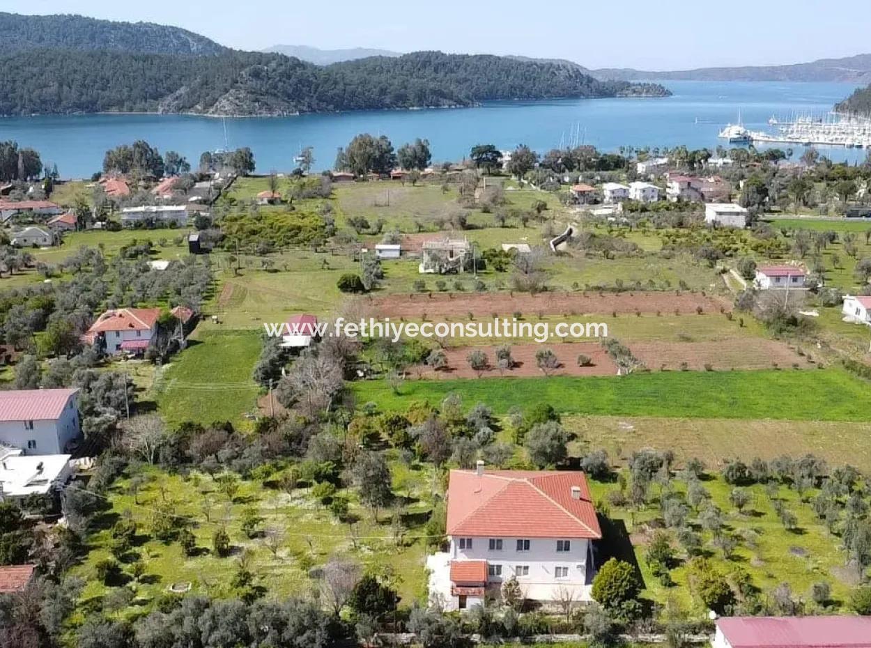 Bauernhaus Inmitten Von Olivenhainen Mit 10 Zimmern Auf Einem Grundstück Von 3700M2 In Der Nähe Des Meeres Im Stadtteil Orhaniye Von Marmaris Vom Immobilienmakler