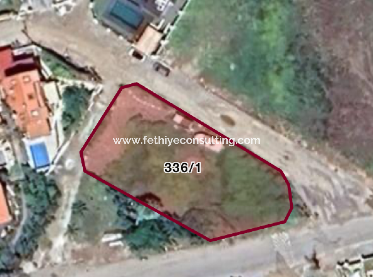 Ein Zu Verkaufendes Grundstück Von 1100 M², Das Im Zentrum Von Marmaris Ausgewiesen Ist