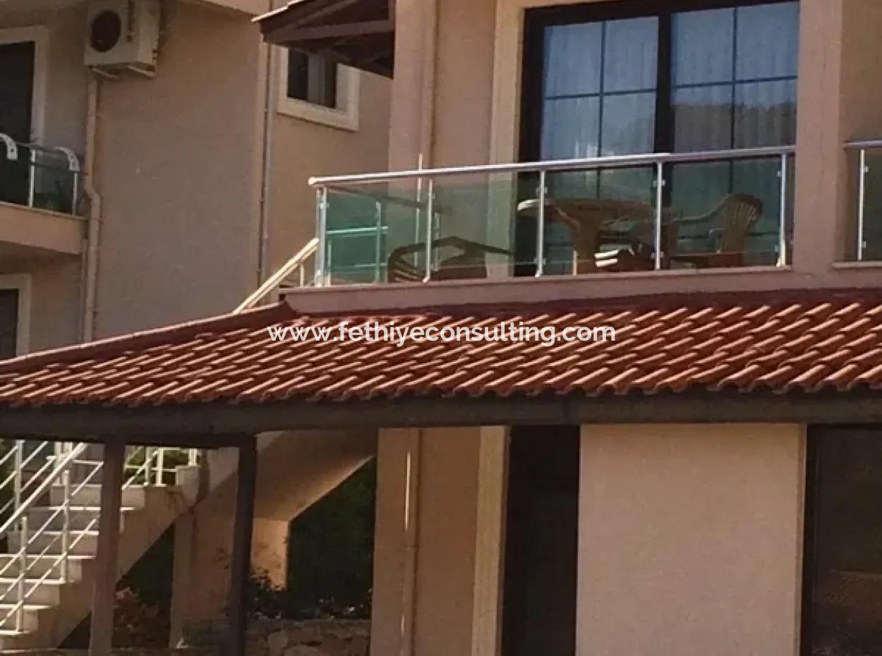 Super Luxury Duplex Apartment With Swimming Pool In Icmeler, Within The Site