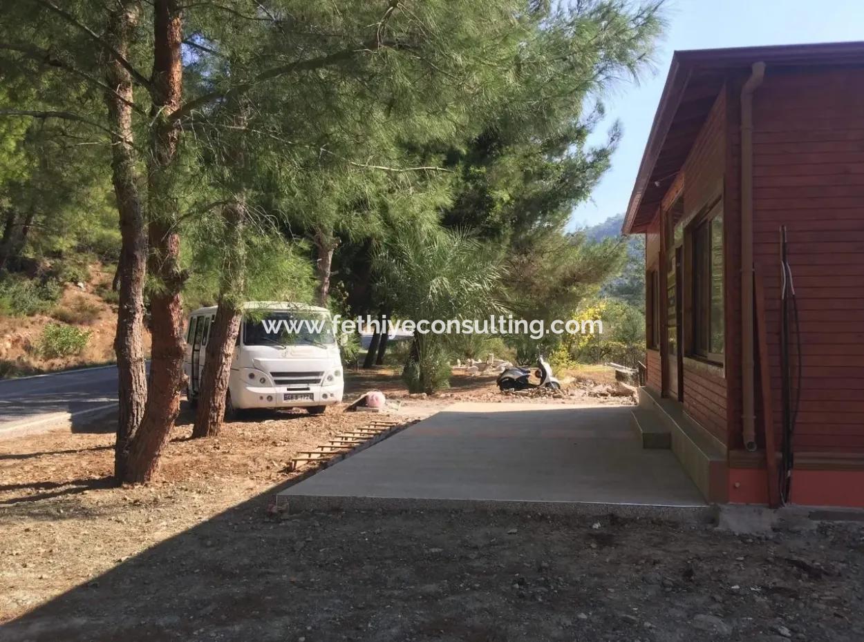 Apartment For Sale In Turgut Village, Both In The Workplace And On The Street For Sale 1 Rooms 1 Living Room