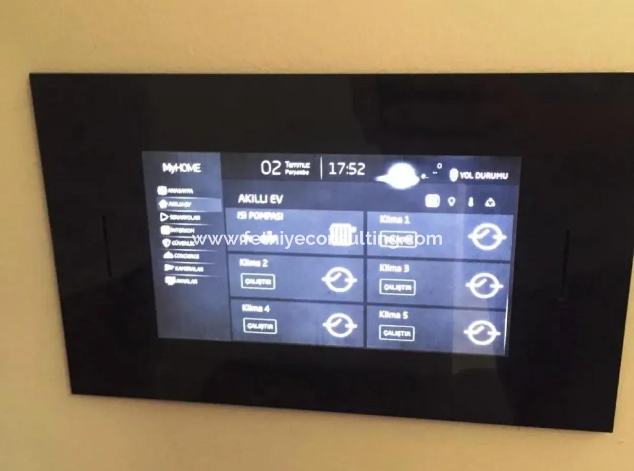 Beautiful Villa For Sale In Marmaris Beldibi District Neighborhood, Villa Smart Villa 220 M2 4 Rooms 2 Living Room