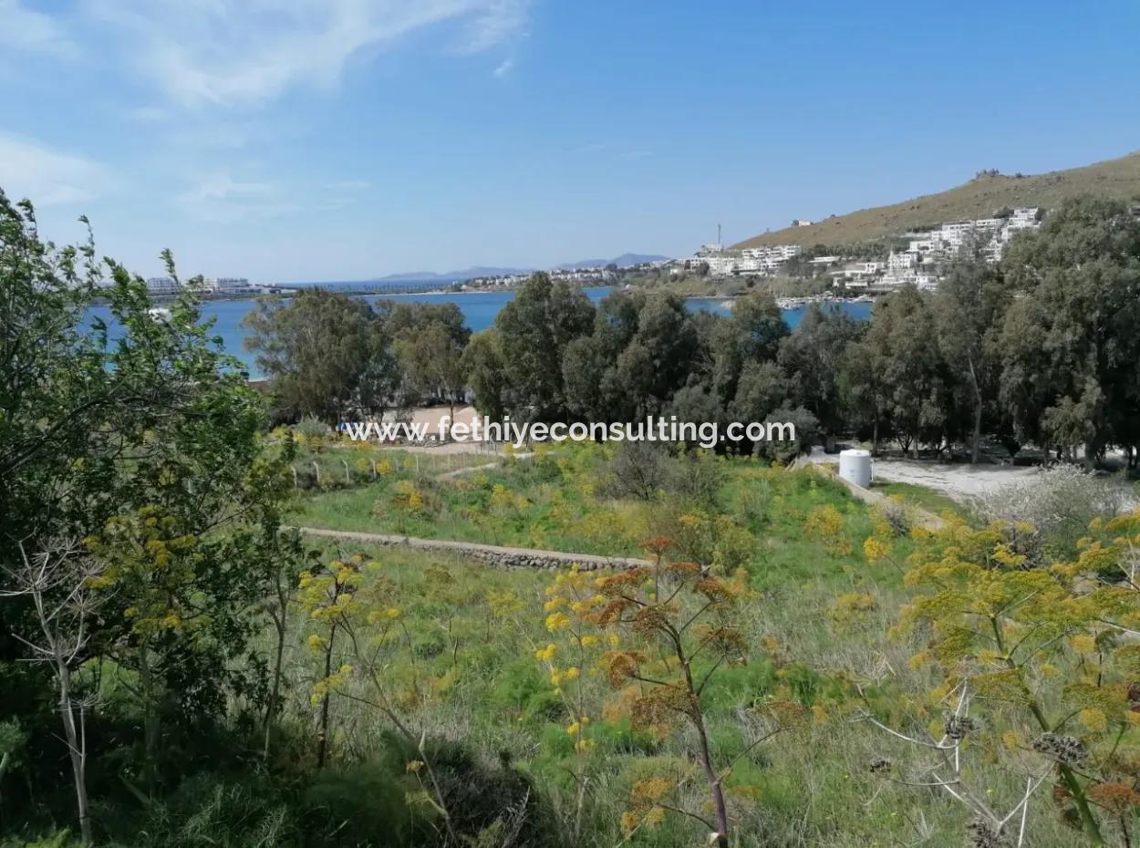 Land For Sale With 4000M2 Tourism Development By The Sea In Bodrum Akyarlar
