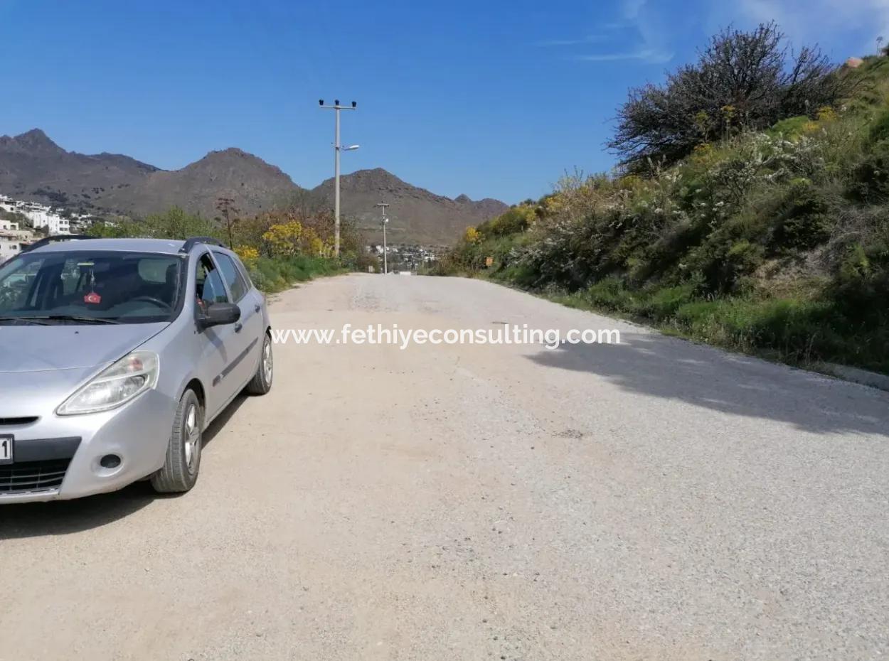 Land For Sale With 4000M2 Tourism Development By The Sea In Bodrum Akyarlar