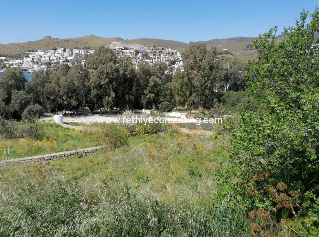 Land For Sale With 4000M2 Tourism Development By The Sea In Bodrum Akyarlar