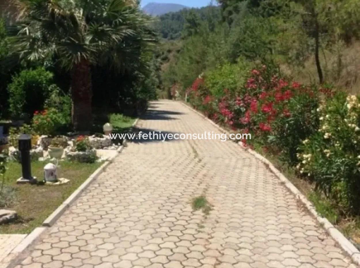 Detached Villa With A Garden For Sale In Ula Muğla District Sultanahmet Neighborhood Twin
