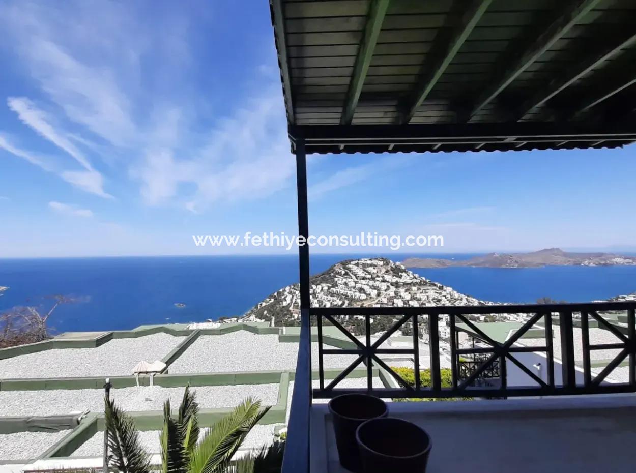 Only 5 Minutes From Yalıkavak Marina, Detached With A Sea View.