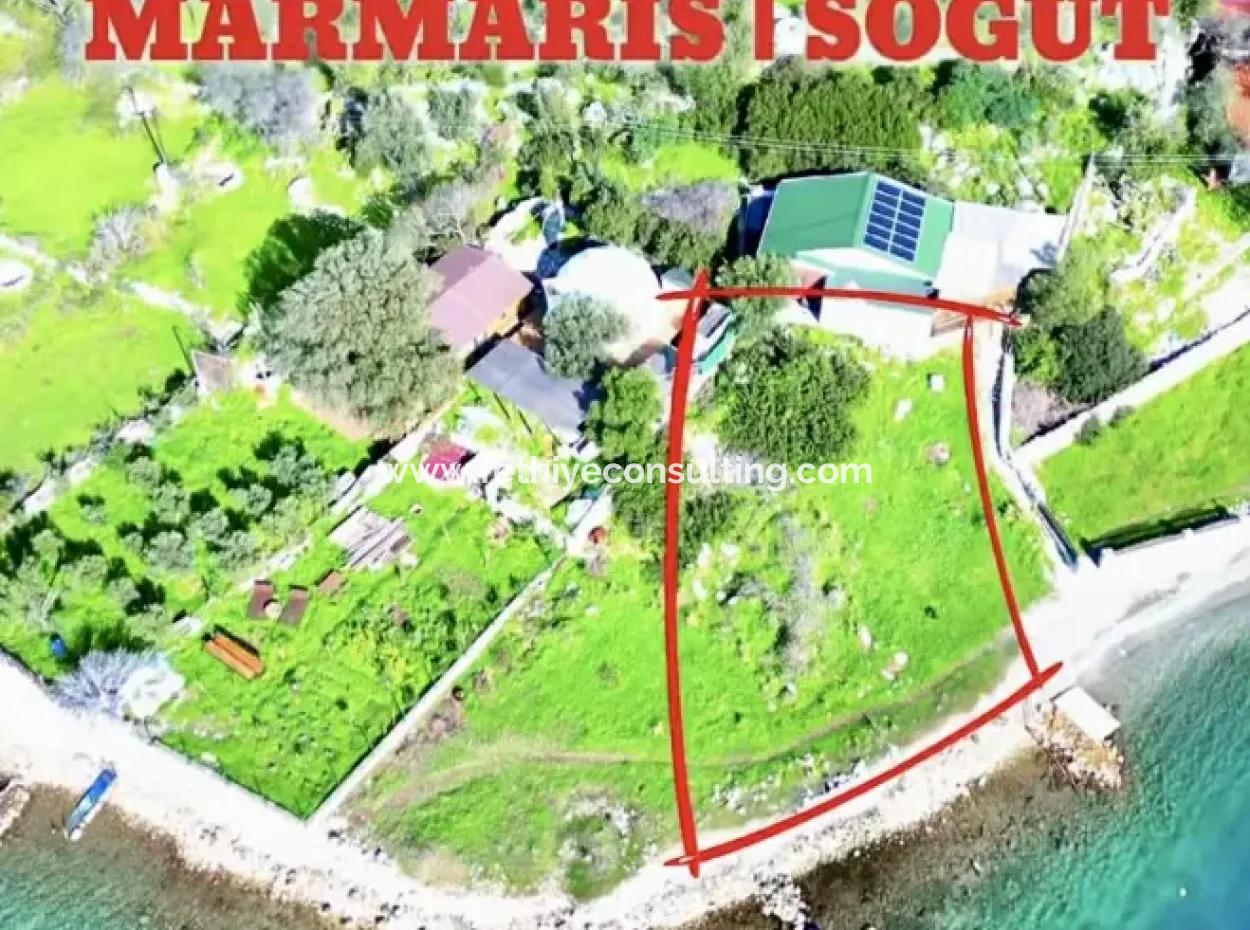 A 380M2 Land For Sale By The Sea In Söğüt Neighborhood Of Marmaris District From A Real Estate Agent