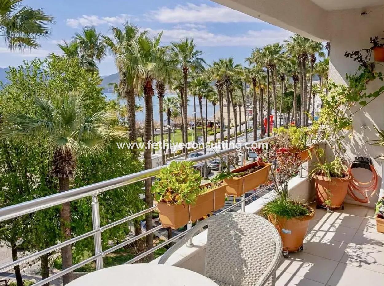 2 Rooms 1 Living Room 106M2 Mansion Apartment For Sale In A Magnificent Location By The Sea In The Center Of Marmaris