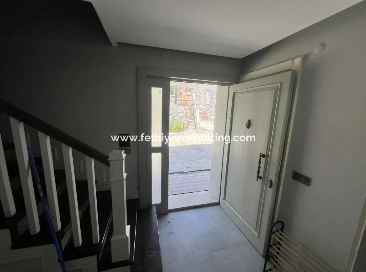 3 Rooms 1 Living Room 140M2 2 Villas For Sale With Swimming Pool With Magnificent Sea View In Selimiye Neighborhood Of Marmaris District