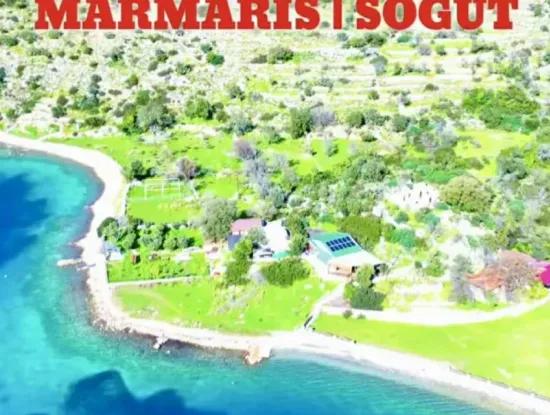 290M2 Land For Sale By The Sea In Marmaris Söğüt Village From The Real Estate Agent